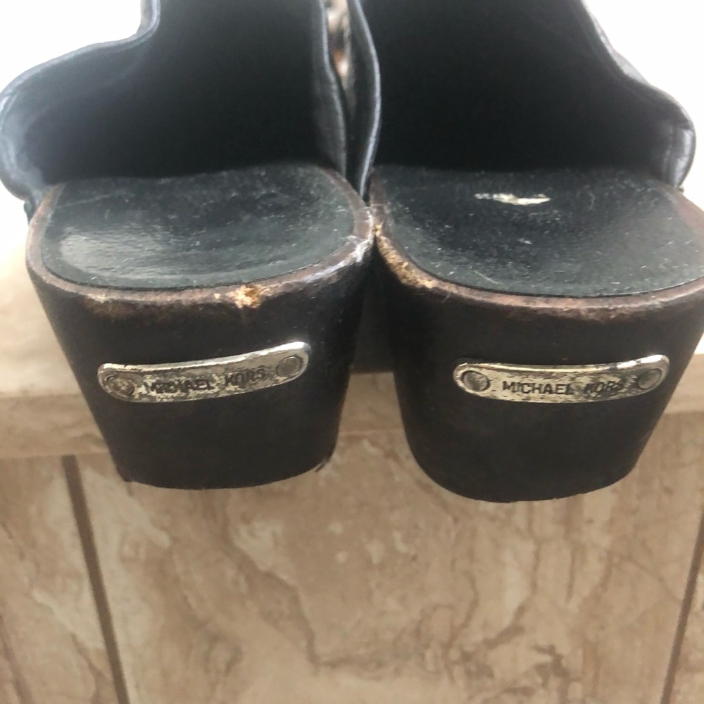 Leather Michael Kors clog